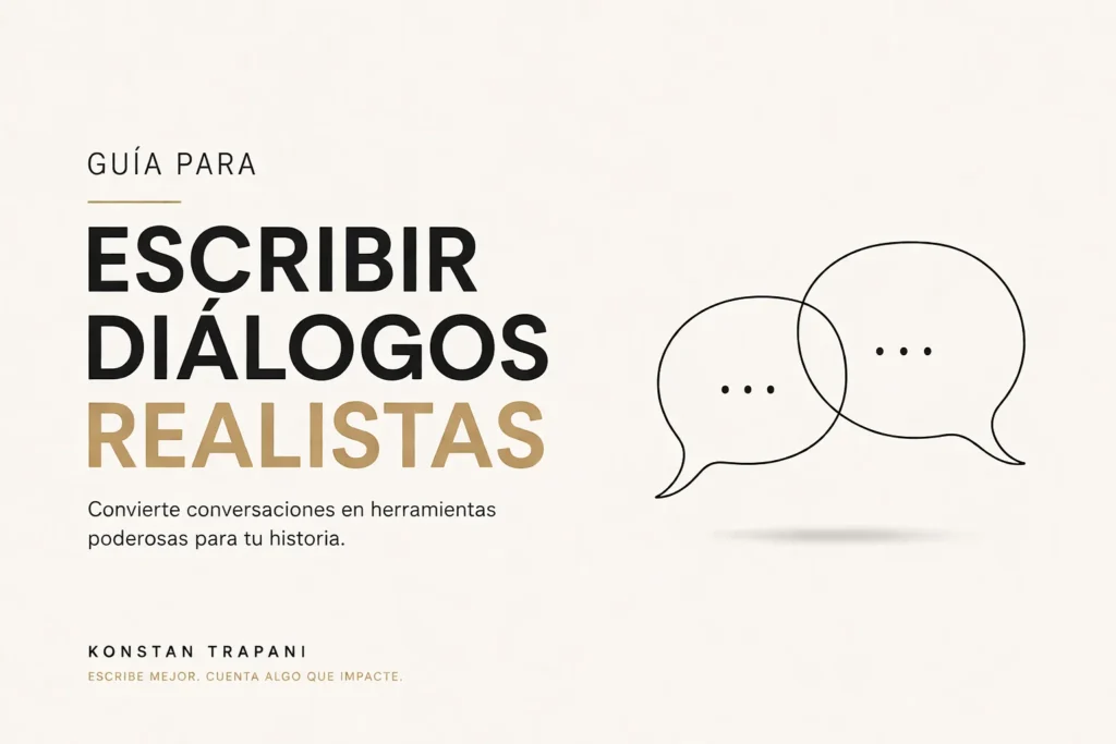 escribir diálogos realistas