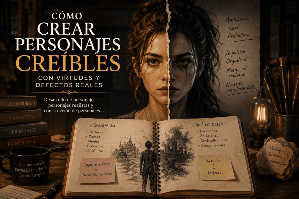 cómo crear personajes creíbles
